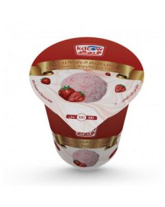 Strawberry Ripple Cup Ice Cream   (100 ml)