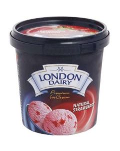 Natural Strawberry Ice Cream   (125 ml)