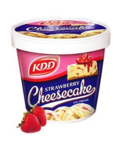 Strawberry Cheesecake Ripple Ice Cream   (1 liter)