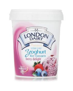 Low Fat Yoghurt Ice Cream Berry Delight 12 X  Plastic Cup (500 ml)