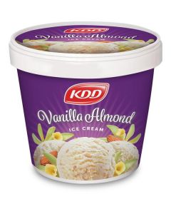 Vanilla Almond Ice Cream   (1 liter)