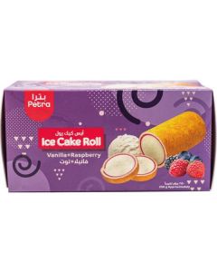 Ice Cream Roll Vanilla + Raspberry 18 X  Piece 