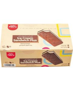 Ice Cream Sandwich Plus - Peanut Butter 12 X  Piece (70 ml)