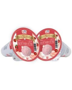 Strawberry Ripple with Bubble Gum Cup Ice Cream   (100 ml)