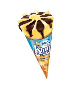 King Cone Butter Scotch Ice Cream Cone   (120 ml)