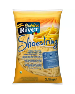 Frozen Shoestring Fries 7/7 mm   