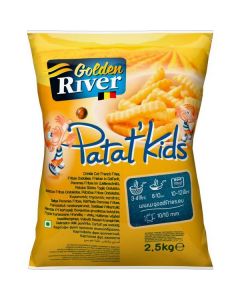 Frozen Crinkle Cut French Freis (Patat' Kids) 10/10 mm   