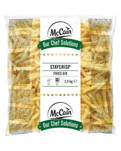 Frozen Staycrisp Fries Skinless 9x9mm 4 X  Bag 