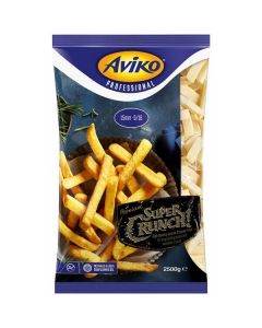 Frozen French Fries Super Crunchalt - 9.5mm 4 X  Bag 