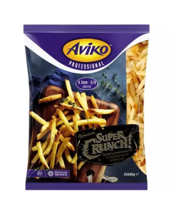 Frozen Premium Super Crunches Fries Longs 9.5 mm Skin on   