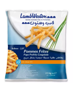 Frozen Pomme Frites Fries 9x9   