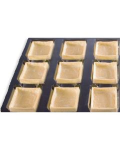 Frozen Large Square Vanilla Tart Shells   