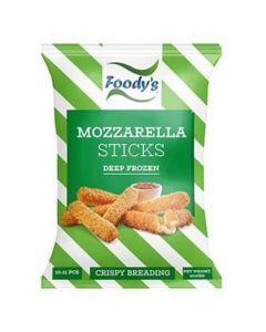 Frozen Crispy Breaded Mozzarella Sticks   