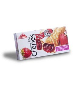 Strawberry Filled Crepes 10 X  Pouch 