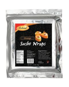 Soybean Orange Sushi Wraps 120 X  Sheet 