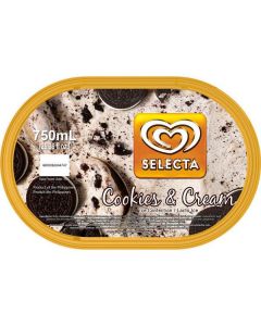 Cookies & Cream Ice Cream 6 X  Plastic Box (750 ml)