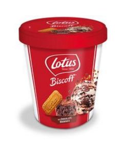 Biscoff Ice Cream Chocolate Brownies   (460 ml)