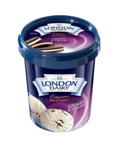 Cookies and Cream Ice Cream   (500 ml)