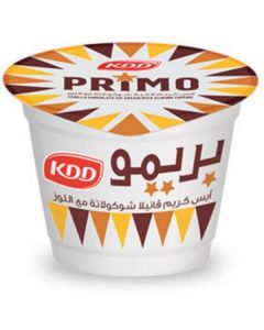 Primo Vanilla & Chocolate with Almonds Ice Cream Cup   (100 ml)