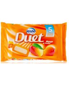 Duet Mango & Vanilla Ice Cream 14 X  Pouch (65 ml)