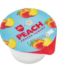 Frozen Yogurt Peach 6 X  Plastic Cup (150 ml)