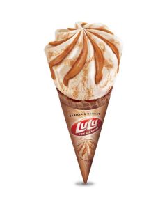 Vanilla Lulu cone Ice Cream 24 X  Piece (100 ml)