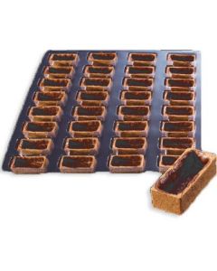 Frozen Mini Rectangular Chocolate Tart Shells   