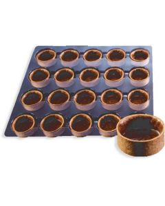 Frozen Small Round Chocolate Tart Shells   