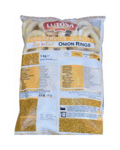 Frozen Prefried Onion Rings IQF 17297   