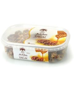 Sagai Dates with Almond &Honey and Sesame 16 X  Plastic Box 