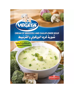 Cream Of Broccoli and Cauliflower Soup   