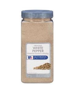 Ground White Pepper 6 X  Plastic Jar 