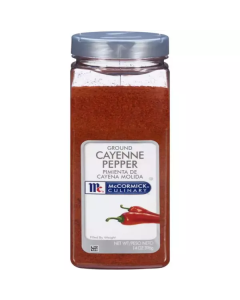 Ground Cayenne Pepper 6 X  Plastic Jar 
