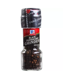 Black Pepper Grinder 6 X  Plastic Jar 