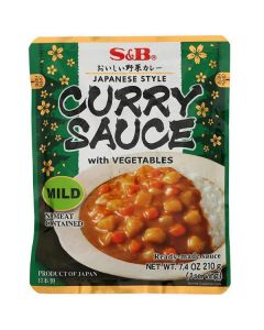 Curry Sauce with Vegetables Mild 10 X  Pouch 