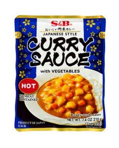 Vegetable Curry Sauce Hot 10 X  Pouch 