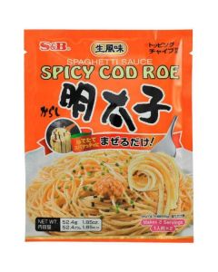 Spaghetti Sauce Spicy Cod Roe 10 X  Pouch 