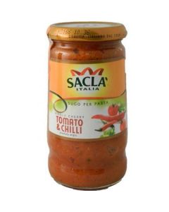 Classic Tomato & Chilli Pasta Sauce 6 X  Glass Jar 