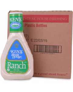 Creamy Ranch Dressing 6 X  Plastic Bottle (473 ml)