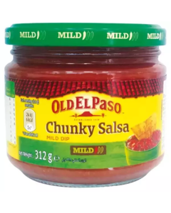 Chunky Mild Salsa Dip with Tomato Pieces 6 X  Glass Jar 