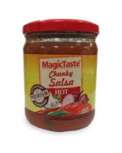 Hot Chunky Salsa 12 X  Glass Jar 