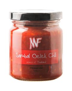 Sambal Oelek Chilli 12 X  Glass Jar (200 ml)