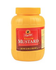 Yellow Mustard 12 X  Plastic Jar 