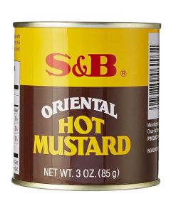 Oriental Hot Mustard Powder 12 X  Metal Can 