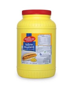 Yellow Mustard 4 X  Glass Jar (3.78 liter)