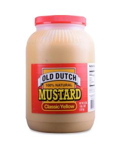 Yellow Classic Mustard 4 X  Plastic Jar 