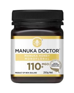 Monofloral Manuka Honey MGO 110+ 6 X  Glass Jar 