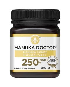 Monofloral Manuka Honey MGO 250+ 6 X  Glass Jar 