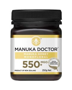 Monofloral Manuka Honey MGO 550+ 6 X  Glass Jar 