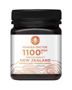 Monofloral Manuka Honey MGO 1100+ 6 X  Glass Jar 